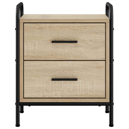 Bedside Cabinet Sonoma Oak 40 x 30 x 50 cm Engineered Wood