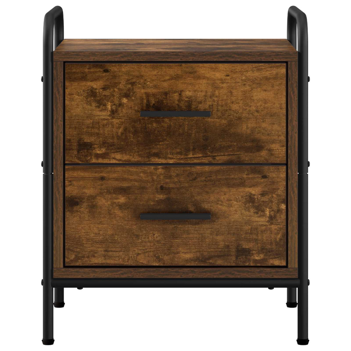Bedside Cabinet 2 pcs Smoked Oak 40 x 30 x 50 cm