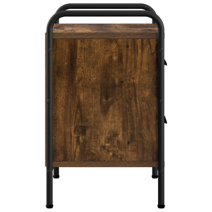 Bedside Cabinet 2 pcs Smoked Oak 40 x 30 x 50 cm
