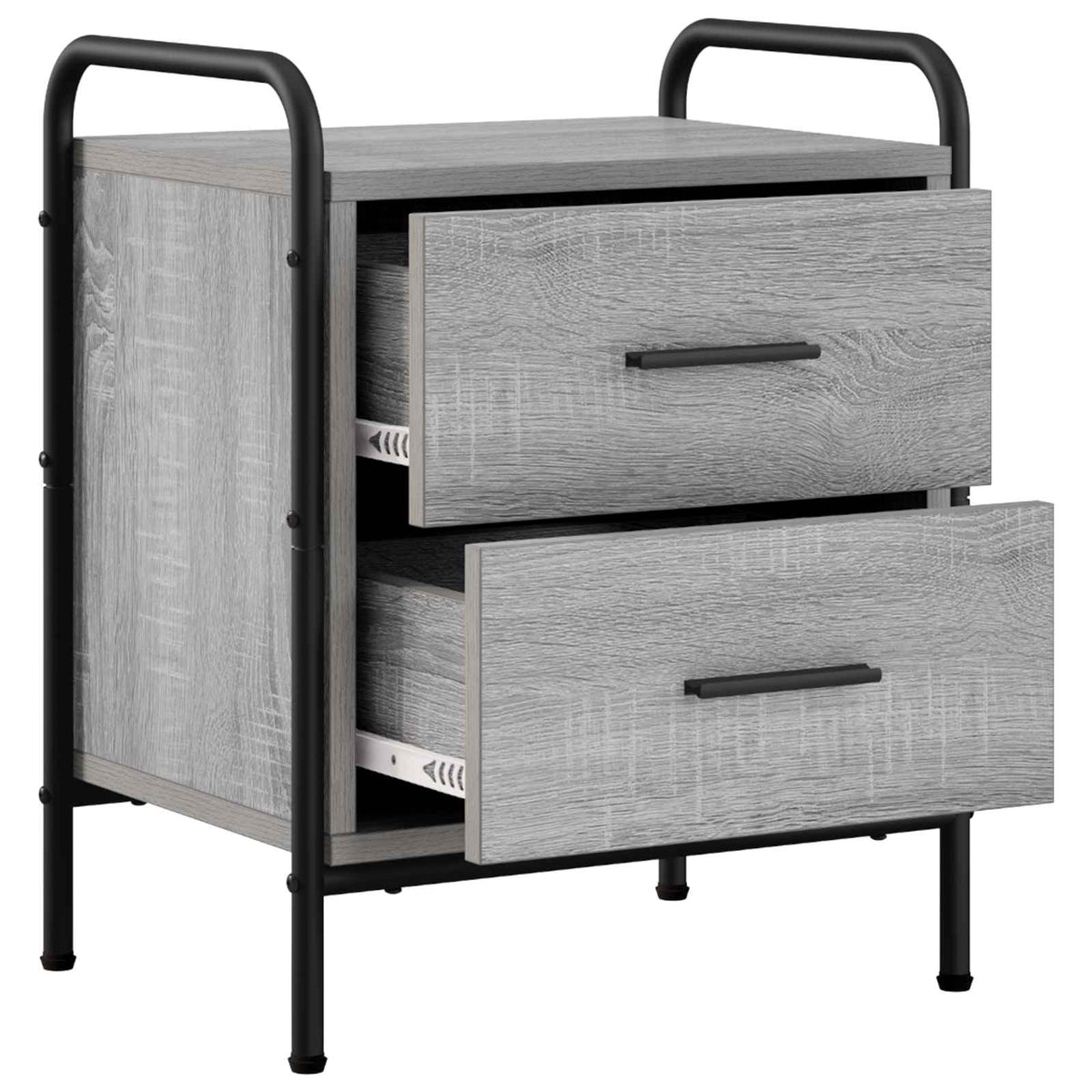 Bedside Cabinet Grey Sonoma 40 x 30 x 50 cm Engineered Wood