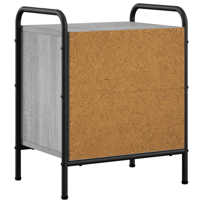 Bedside Cabinet Grey Sonoma 40 x 30 x 50 cm Engineered Wood