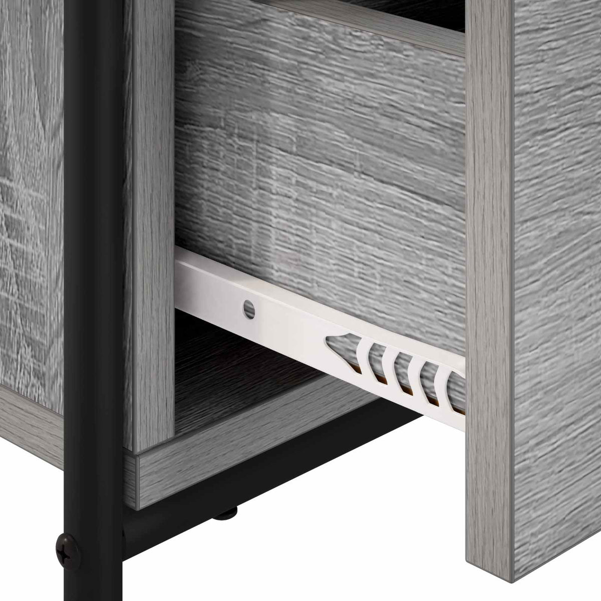 Bedside Cabinet 2 pcs Grey Sonoma 40 x 30 x 50 cm