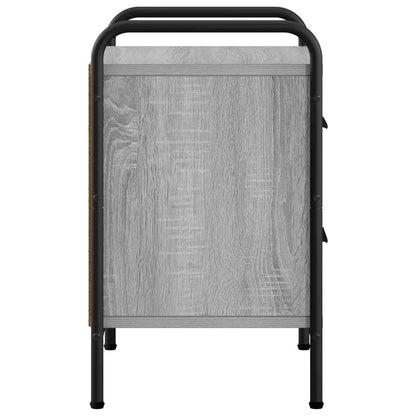 Bedside Cabinet 2 pcs Grey Sonoma 40 x 30 x 50 cm