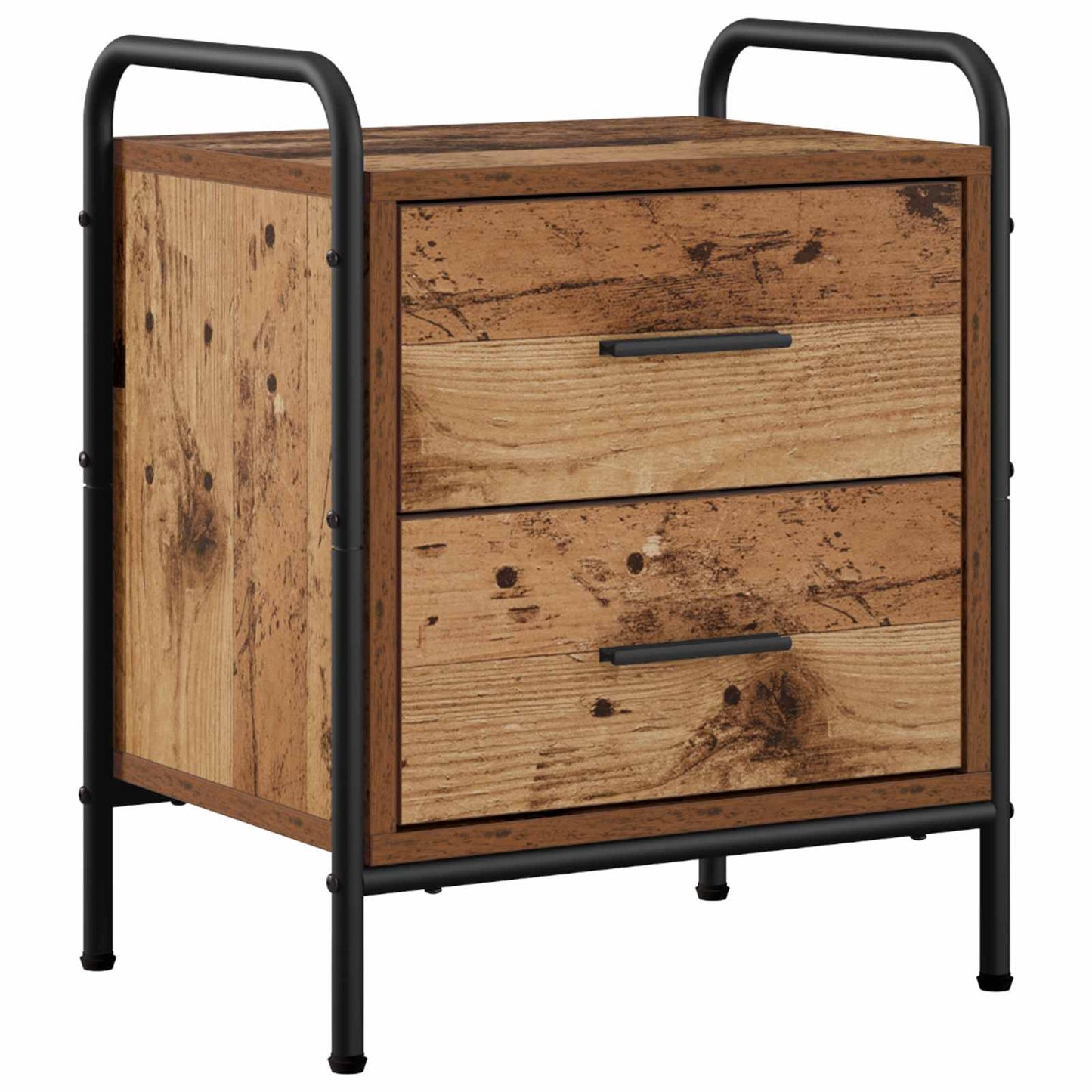 Bedside Cabinet Oak Wood 40 x 30 x 50 cm Engineered Wood