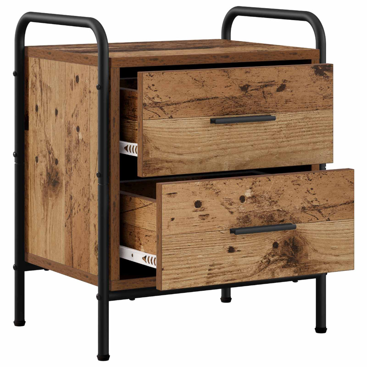 Bedside Cabinet Oak Wood 40 x 30 x 50 cm Engineered Wood