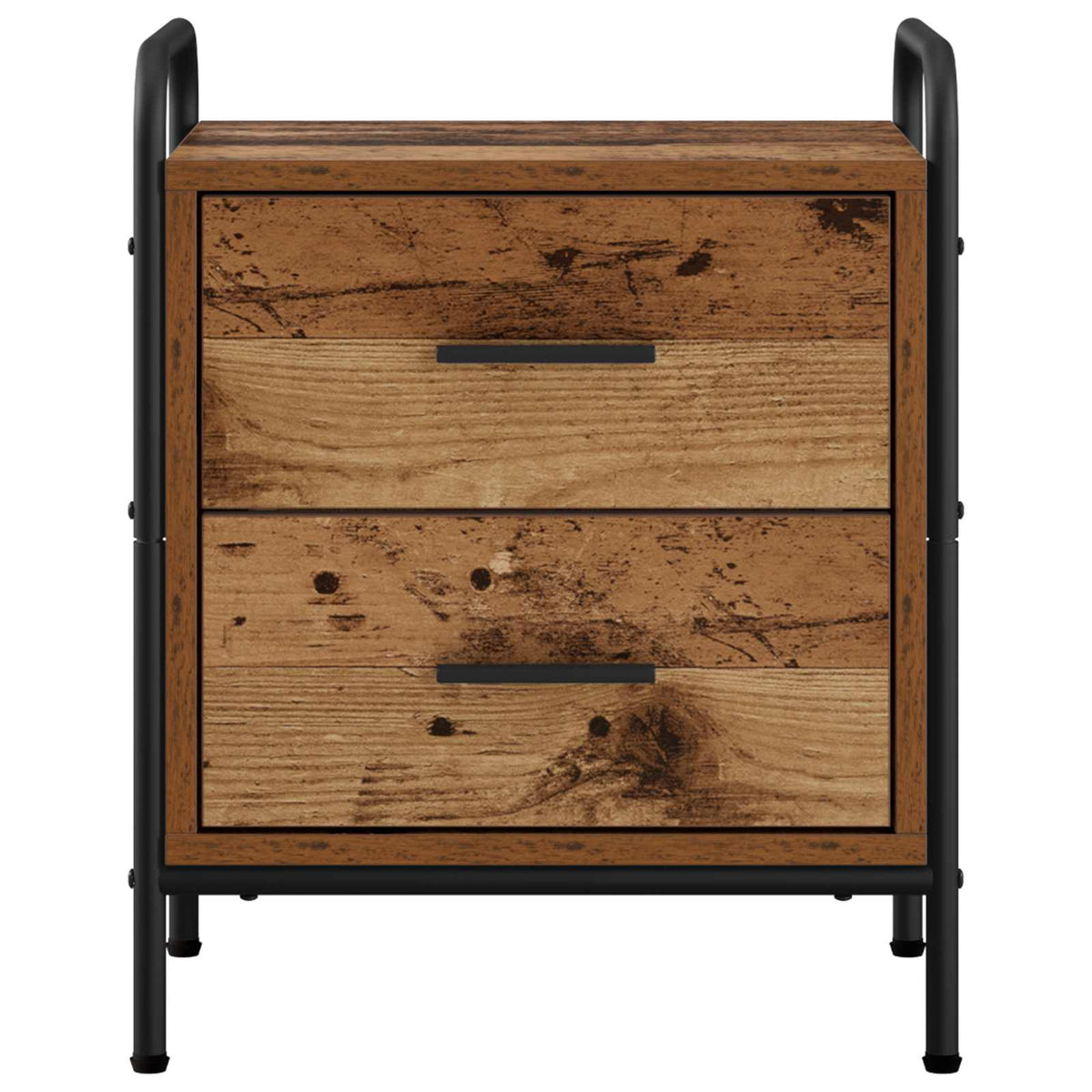 Bedside Cabinet Oak Wood 40 x 30 x 50 cm Engineered Wood