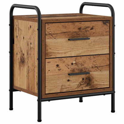 Bedside Cabinet 2 pcs Oak Wood 40 x 30 x 50 cm Engineered Wood