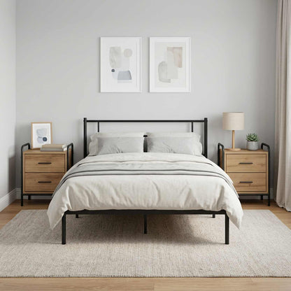Bedside Cabinet 2 pcs Artisan Oak 40 x 30 x 50 cm