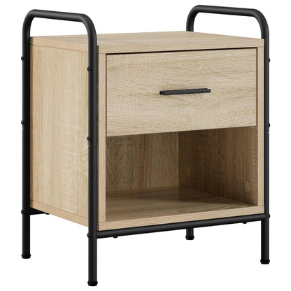 Bedside Cabinet Sonoma Oak 40 x 30 x 50 cm Engineered Wood
