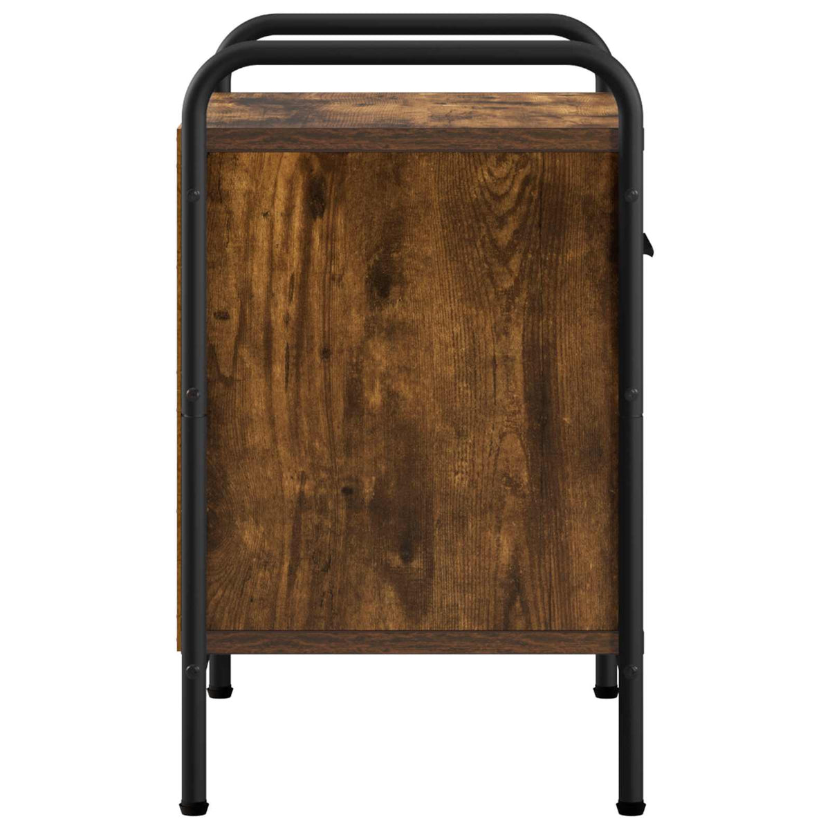 Bedside Cabinet Smoked Oak 40 x 30 x 50 cm Engineered Wood