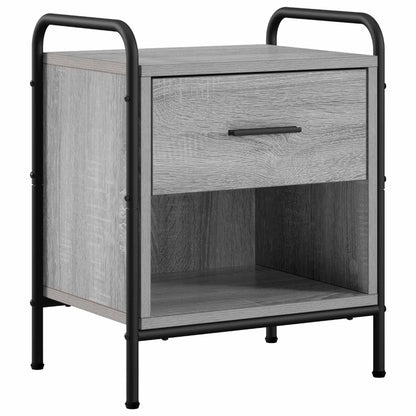 Bedside Cabinet Grey Sonoma 40 x 30 x 50 cm Engineered Wood