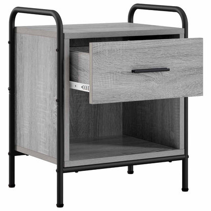 Bedside Cabinet Grey Sonoma 40 x 30 x 50 cm Engineered Wood