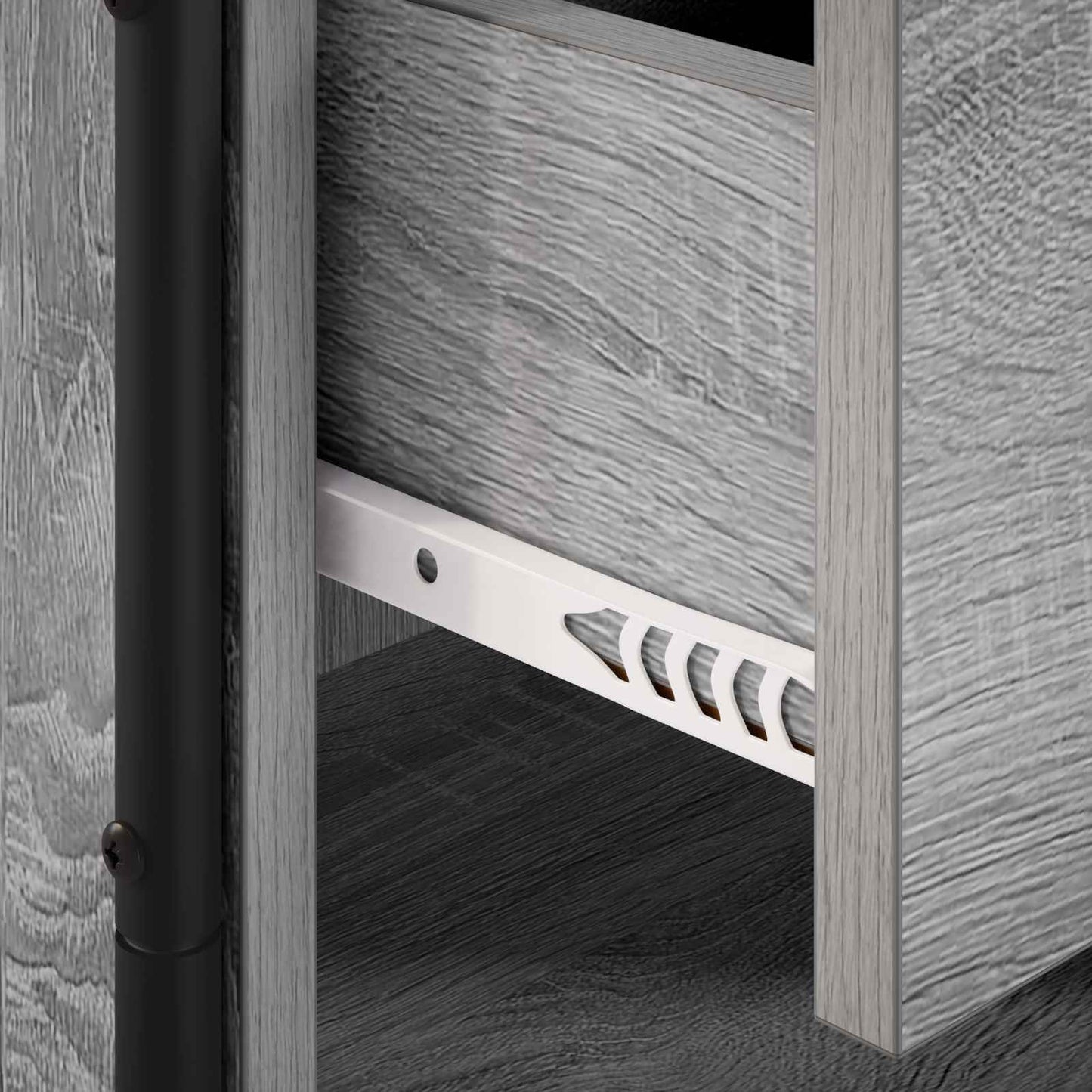 Bedside Cabinet 2 pcs Grey Sonoma 40 x 30 x 50 cm