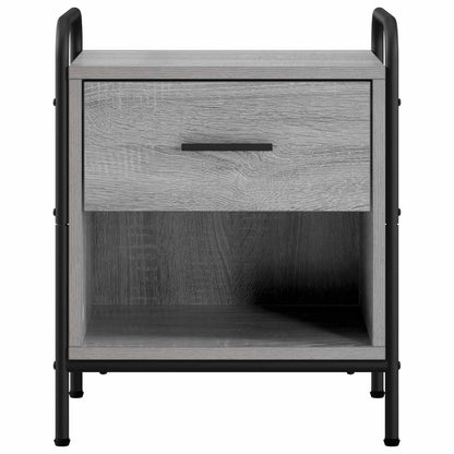 Bedside Cabinet 2 pcs Grey Sonoma 40 x 30 x 50 cm