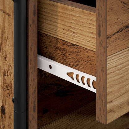 Bedside Cabinet Old Wood 40 x 30 x 50 cm Engineered Wood