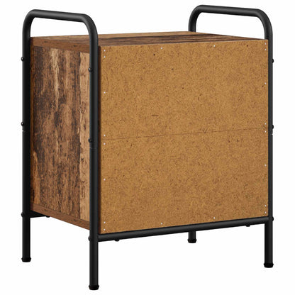 Bedside Cabinet Old Wood 40 x 30 x 50 cm Engineered Wood
