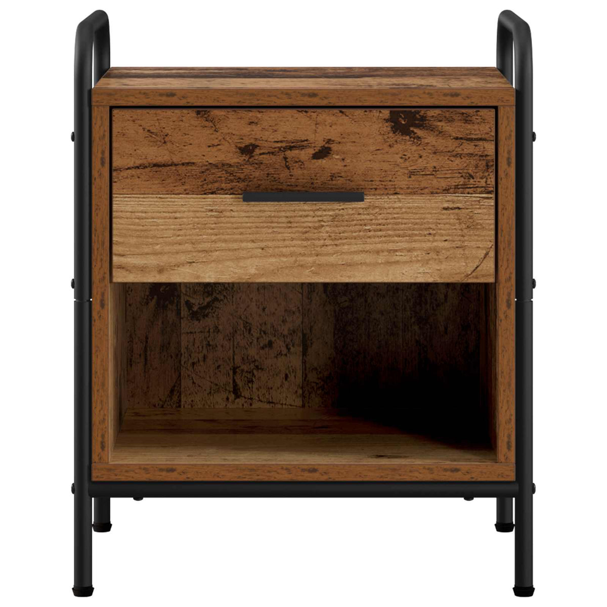 Bedside Cabinet Old Wood 40 x 30 x 50 cm Engineered Wood
