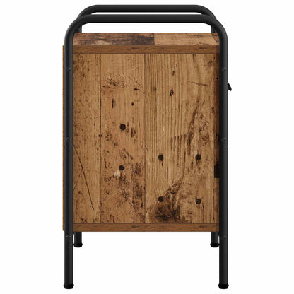 Bedside Cabinet Old Wood 40 x 30 x 50 cm Engineered Wood