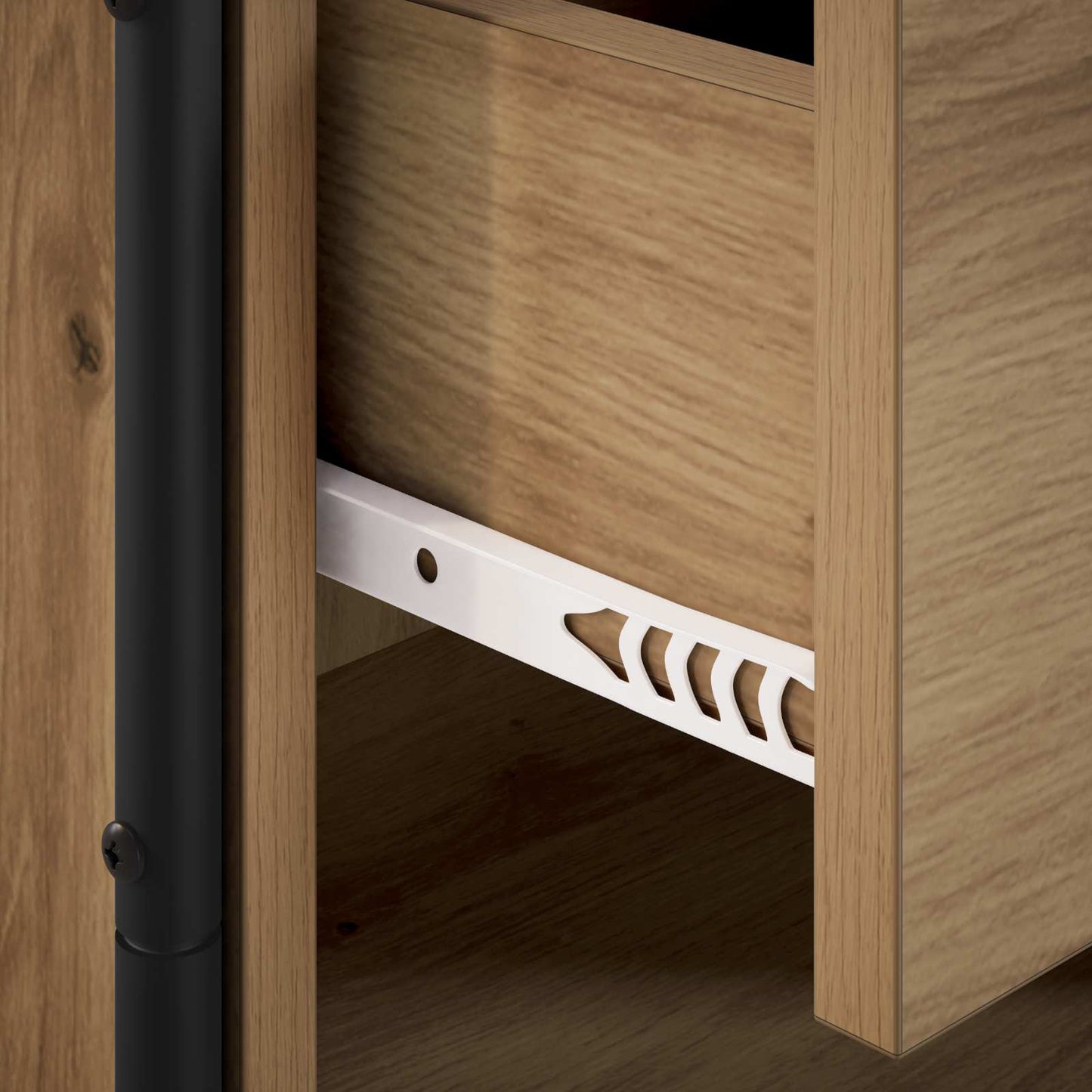 Bedside Cabinet Artisan Oak 40 x 30 x 50 cm Engineered Wood