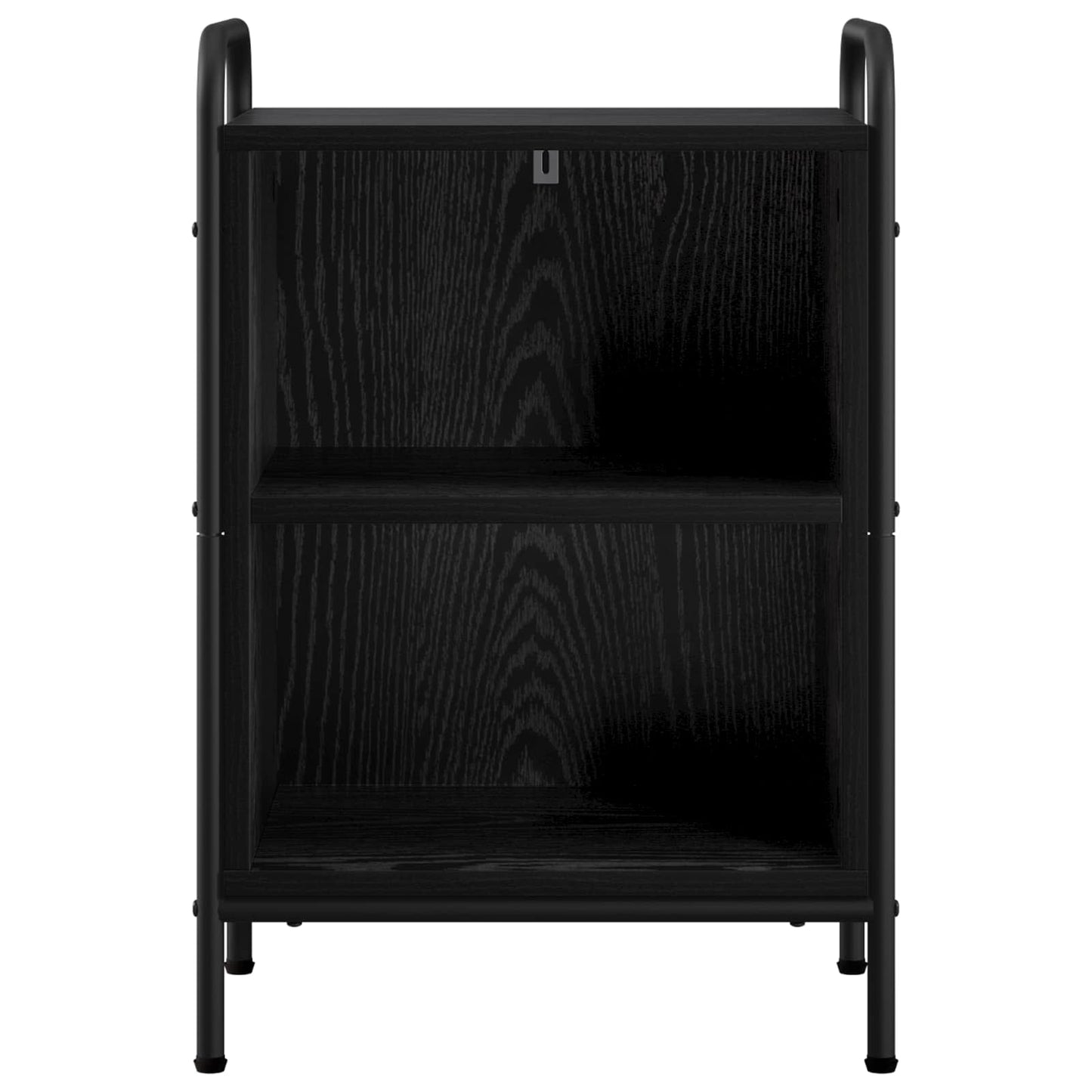 Bedside Cabinet Black Oak 40 x 30 x 60 cm Engineered Wood