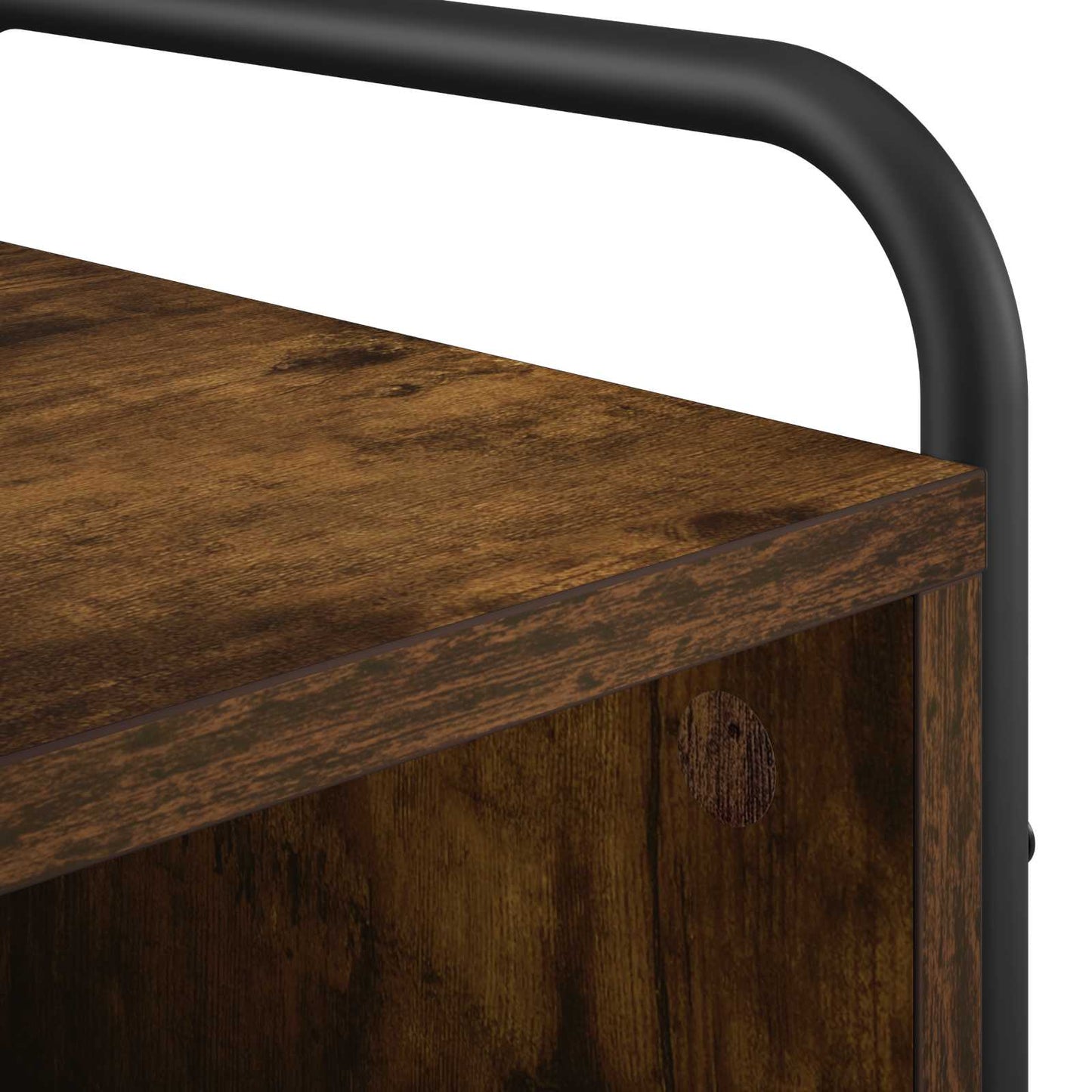 Bedside Cabinet Smoked Oak 40 x 30 x 60 cm Engineered Wood