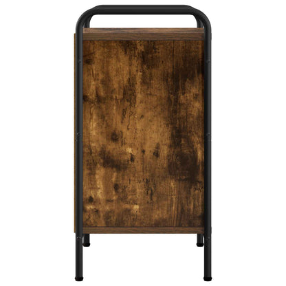 Bedside Cabinet Smoked Oak 40 x 30 x 60 cm Engineered Wood