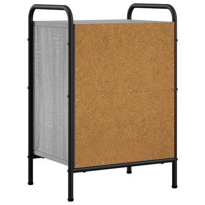 Bedside Cabinet 2 pcs Grey Sonoma 40 x 30 x 60 cm