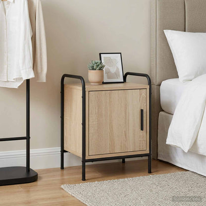Bedside Cabinet Sonoma Oak 40 x 30 x 50 cm Engineered Wood