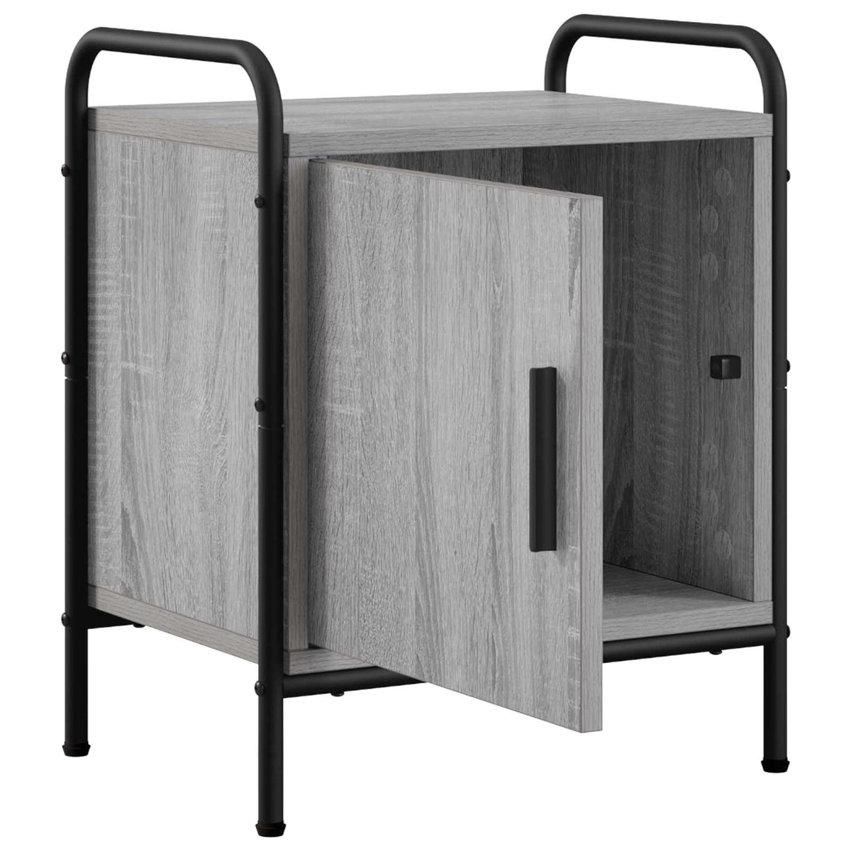 Bedside Cabinet Grey Sonoma 40 x 30 x 50 cm Engineered Wood