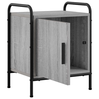 Bedside Cabinet Grey Sonoma 40 x 30 x 50 cm Engineered Wood