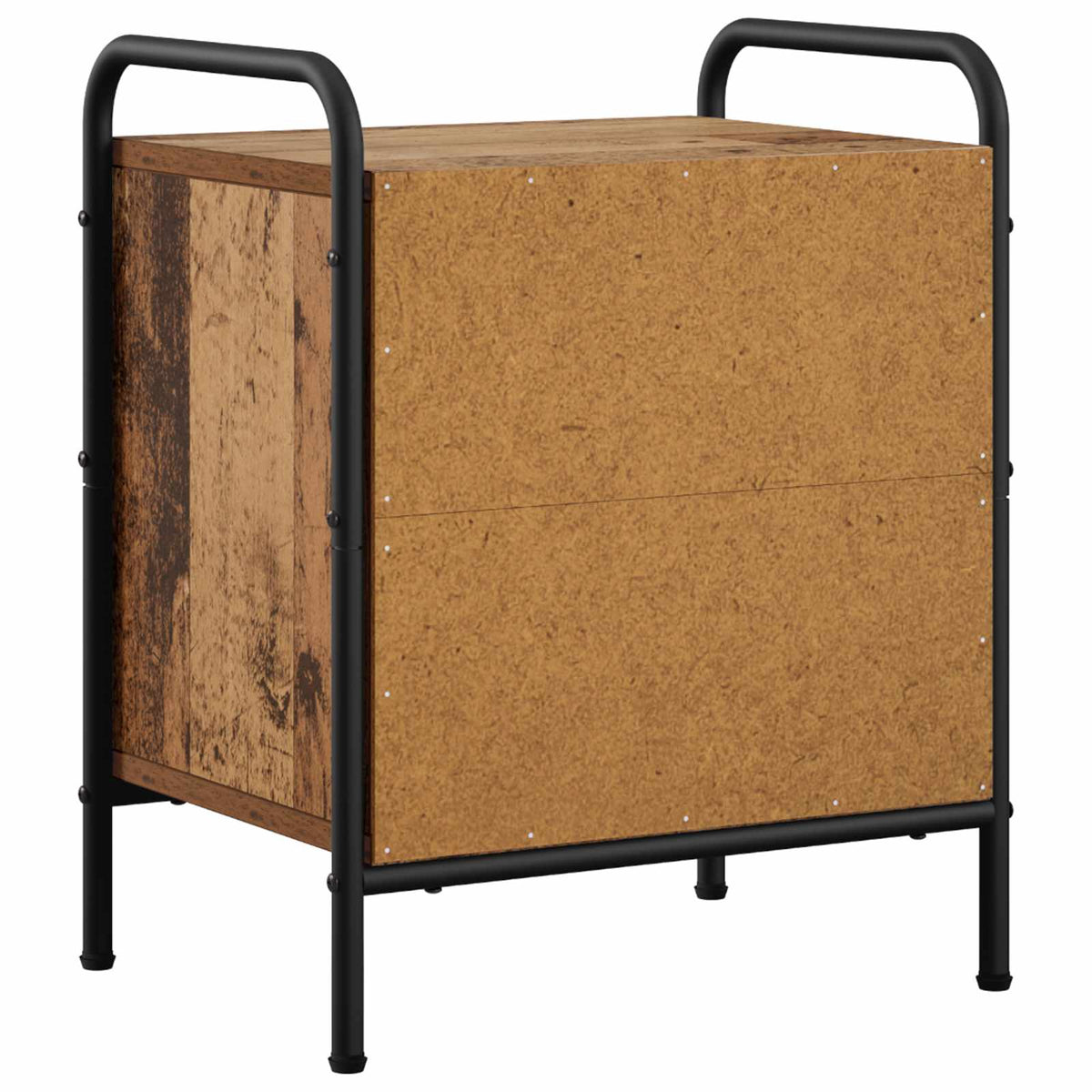 Bedside Cabinet 2 pcs Old Wood 40 x 30 x 50 cm Engineered Wood