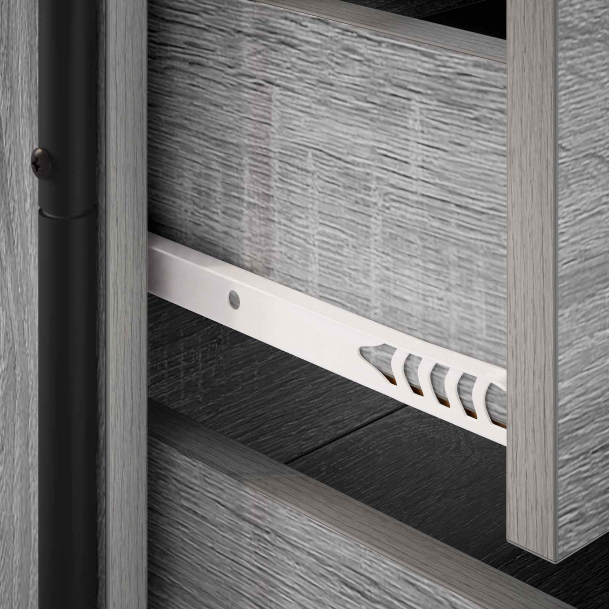 Bedside Cabinet Grey Sonoma 48 x 36.5 x 60 cm Engineered Wood