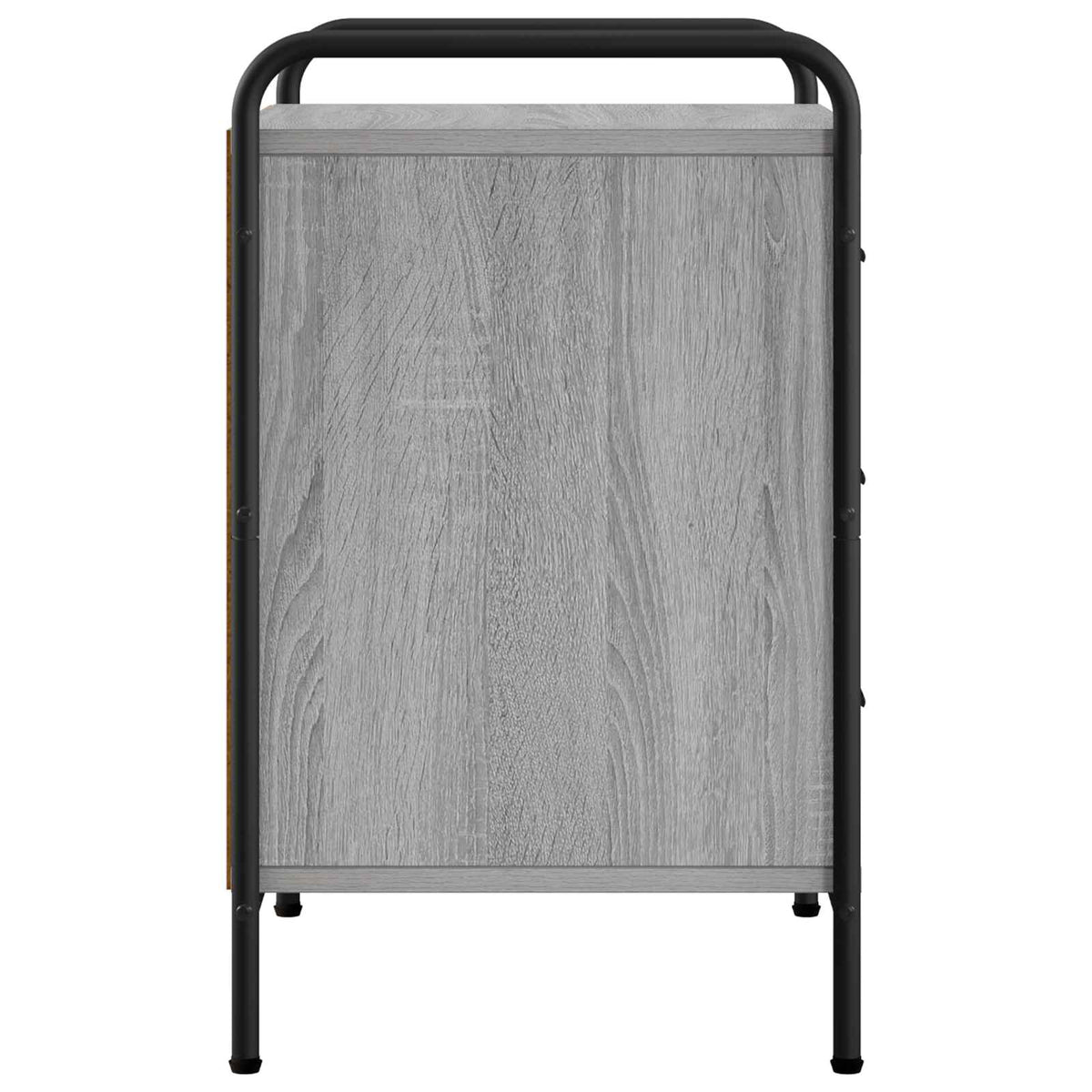 Bedside Cabinet Grey Sonoma 48 x 36.5 x 60 cm Engineered Wood