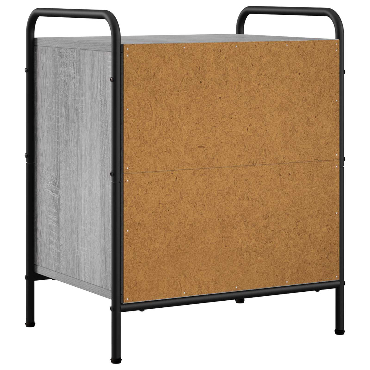 Bedside Cabinet 2 pcs Grey Sonoma 48 x 36.5 x 60 cm