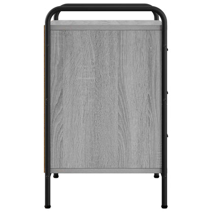 Bedside Cabinet 2 pcs Grey Sonoma 48 x 36.5 x 60 cm