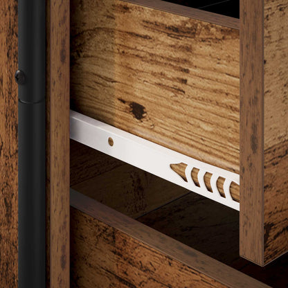 Bedside Cabinet Old Wood 48 x 36.5 x 60 cm Engineered Wood