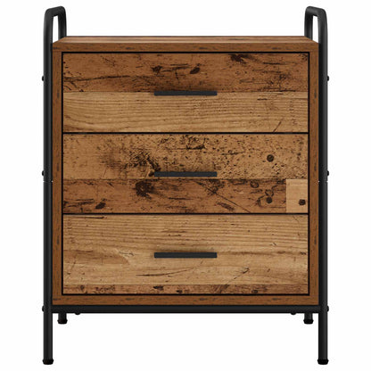 Bedside Cabinet Old Wood 48 x 36.5 x 60 cm Engineered Wood