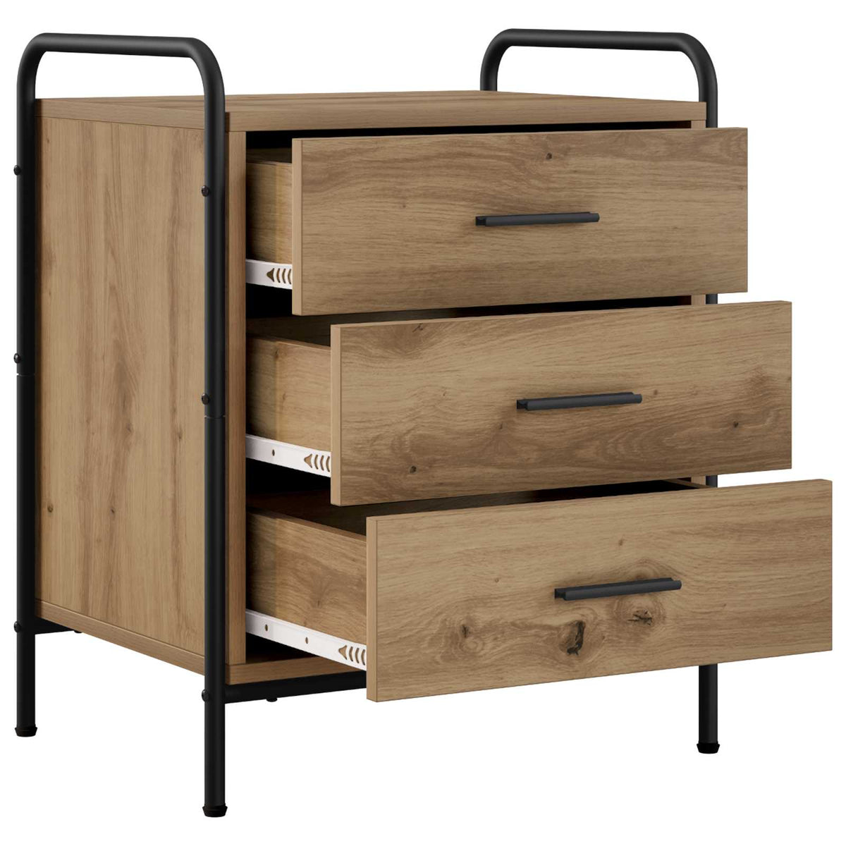 Bedside Cabinet Artisan Oak 48 x 36.5 x 60 cm Engineered Wood