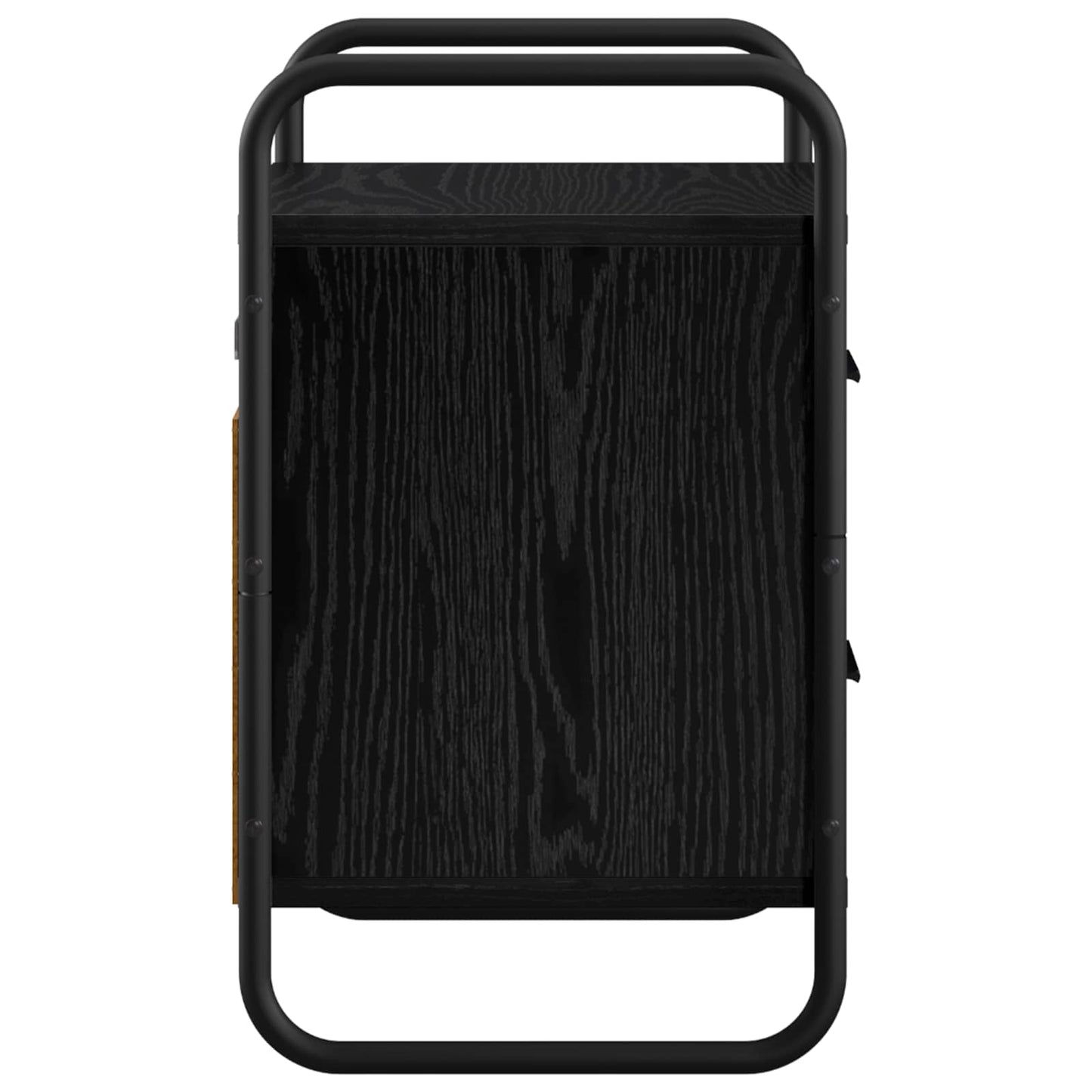 Hanging Bedside Cabinet 2 pcs Black Oak 40 x 30 x 50 cm