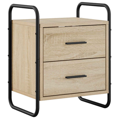 Hanging Bedside Cabinet Sonoma Oak 40 x 30 x 50 cm
