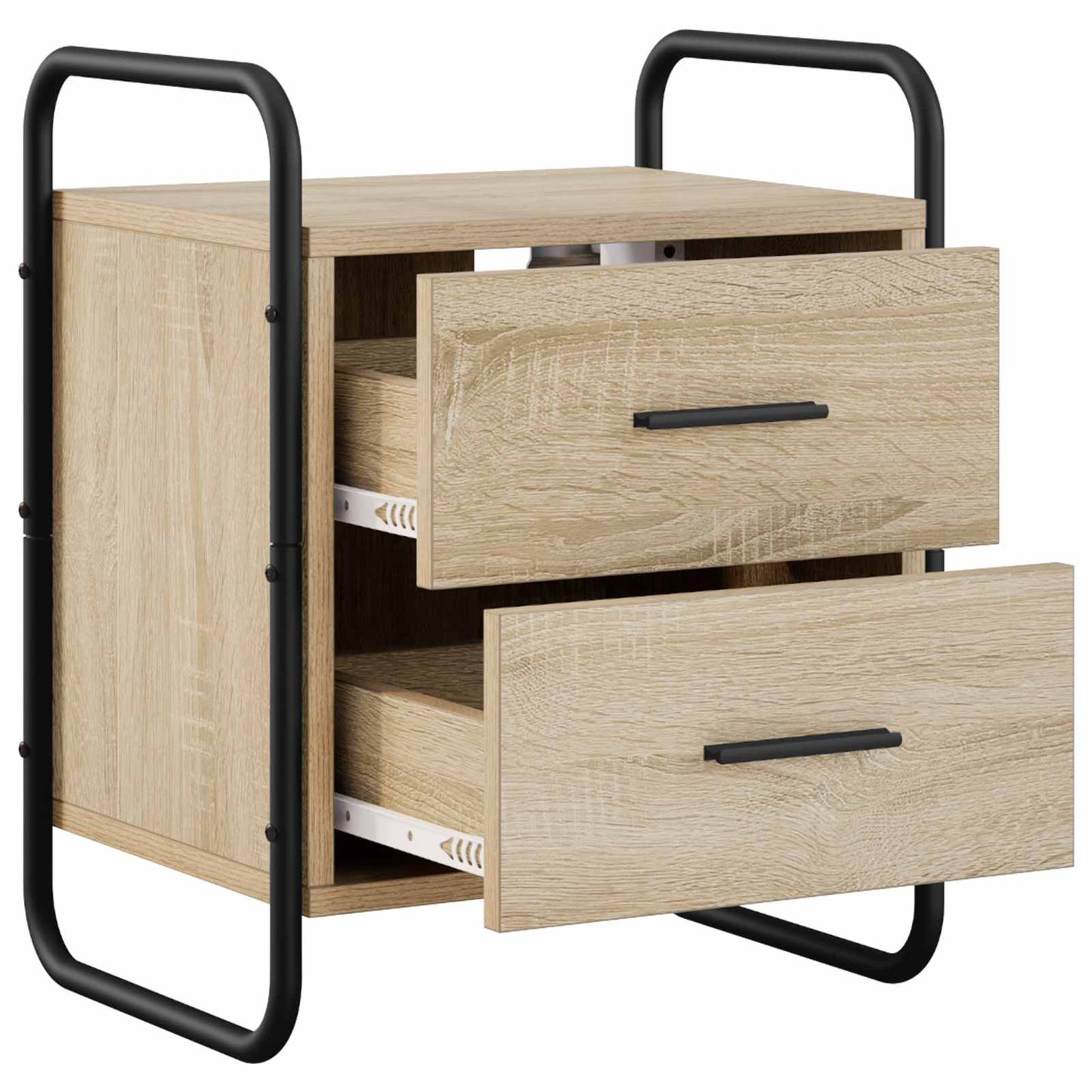 Hanging Bedside Cabinet Sonoma Oak 40 x 30 x 50 cm