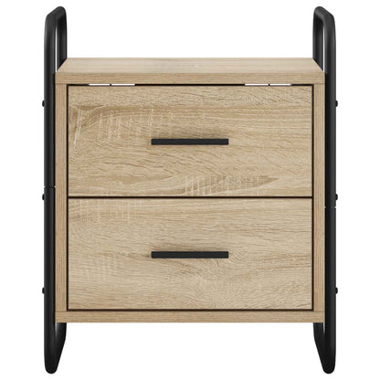 Hanging Bedside Cabinet Sonoma Oak 40 x 30 x 50 cm