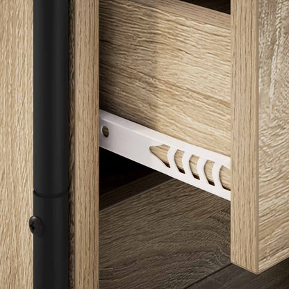 Hanging Bedside Cabinet 2 pcs Sonoma Oak 40 x 30 x 50 cm