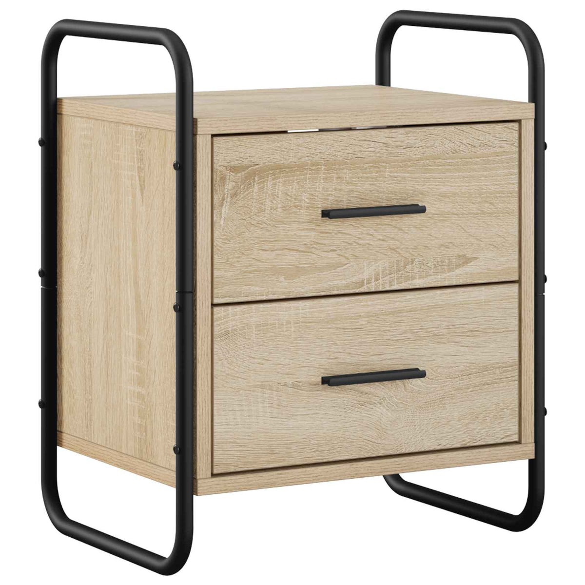 Hanging Bedside Cabinet 2 pcs Sonoma Oak 40 x 30 x 50 cm