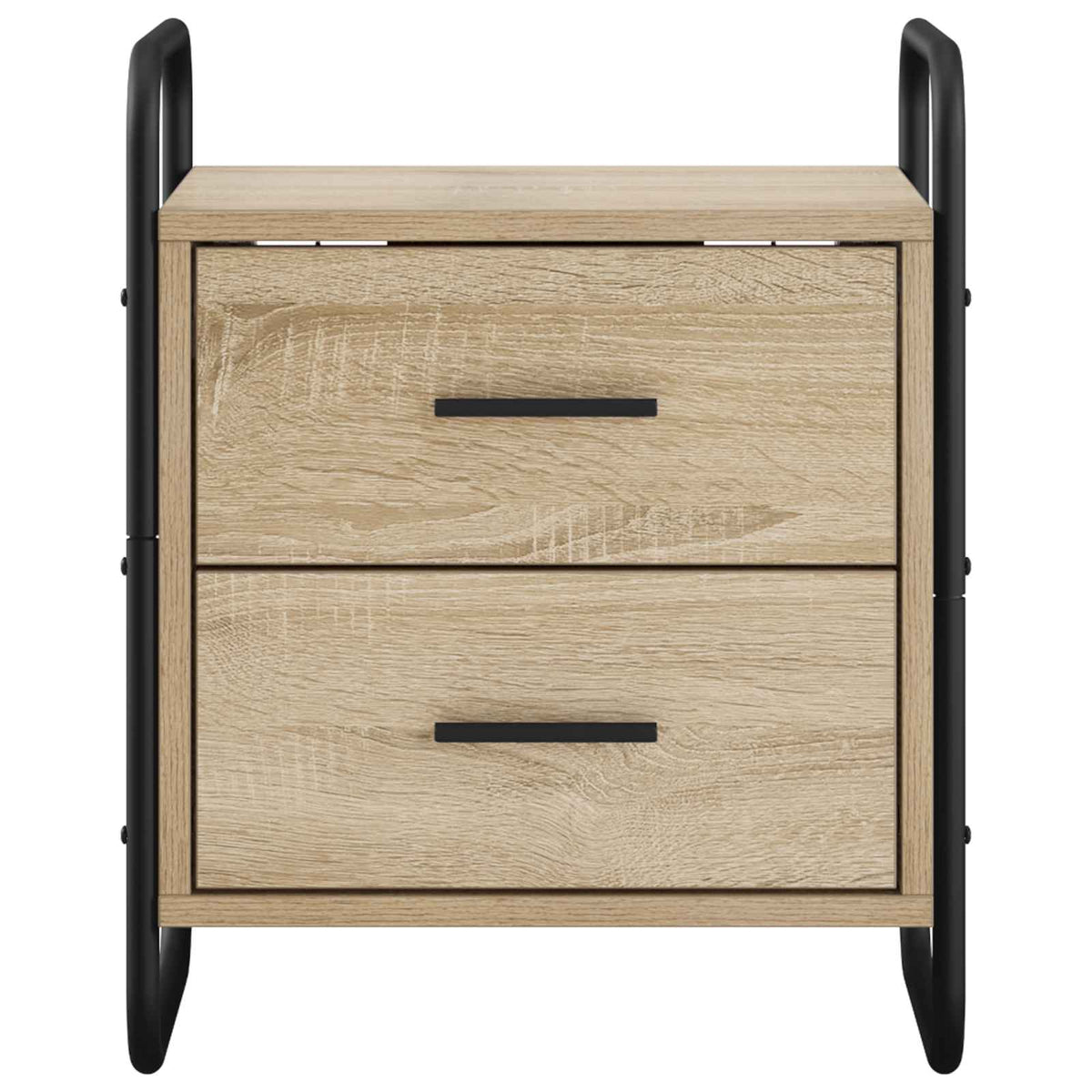 Hanging Bedside Cabinet 2 pcs Sonoma Oak 40 x 30 x 50 cm