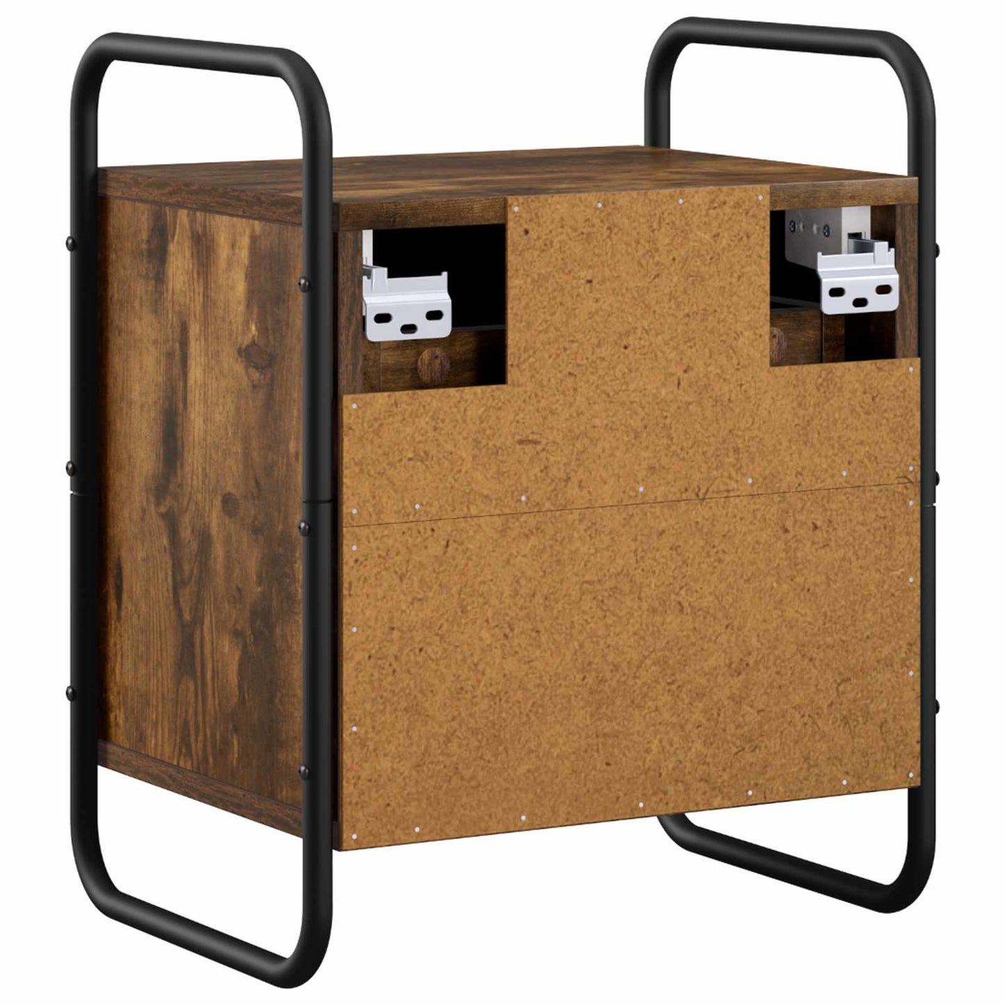 Hanging Bedside Cabinet Smoked Oak 40 x 30 x 50 cm