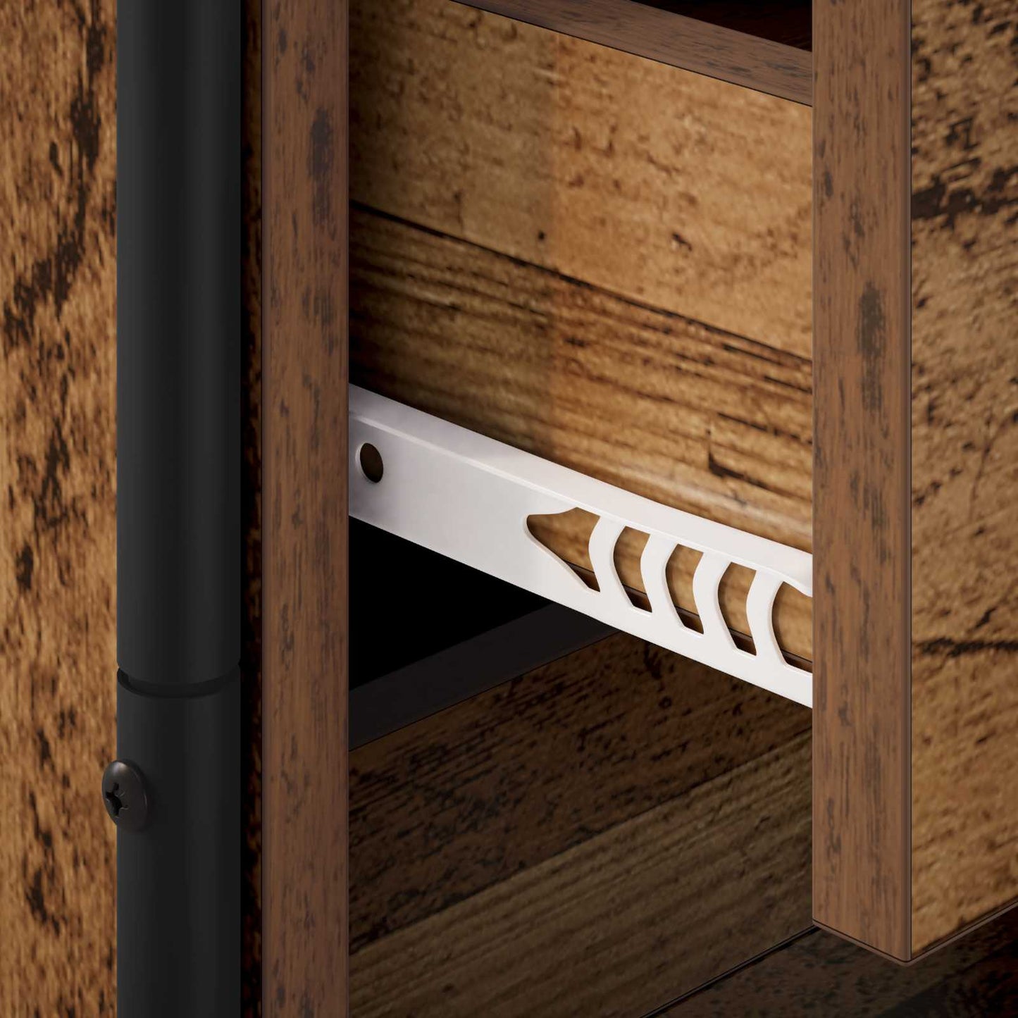Hanging Bedside Cabinet Old Wood 40 x 30 x 50 cm