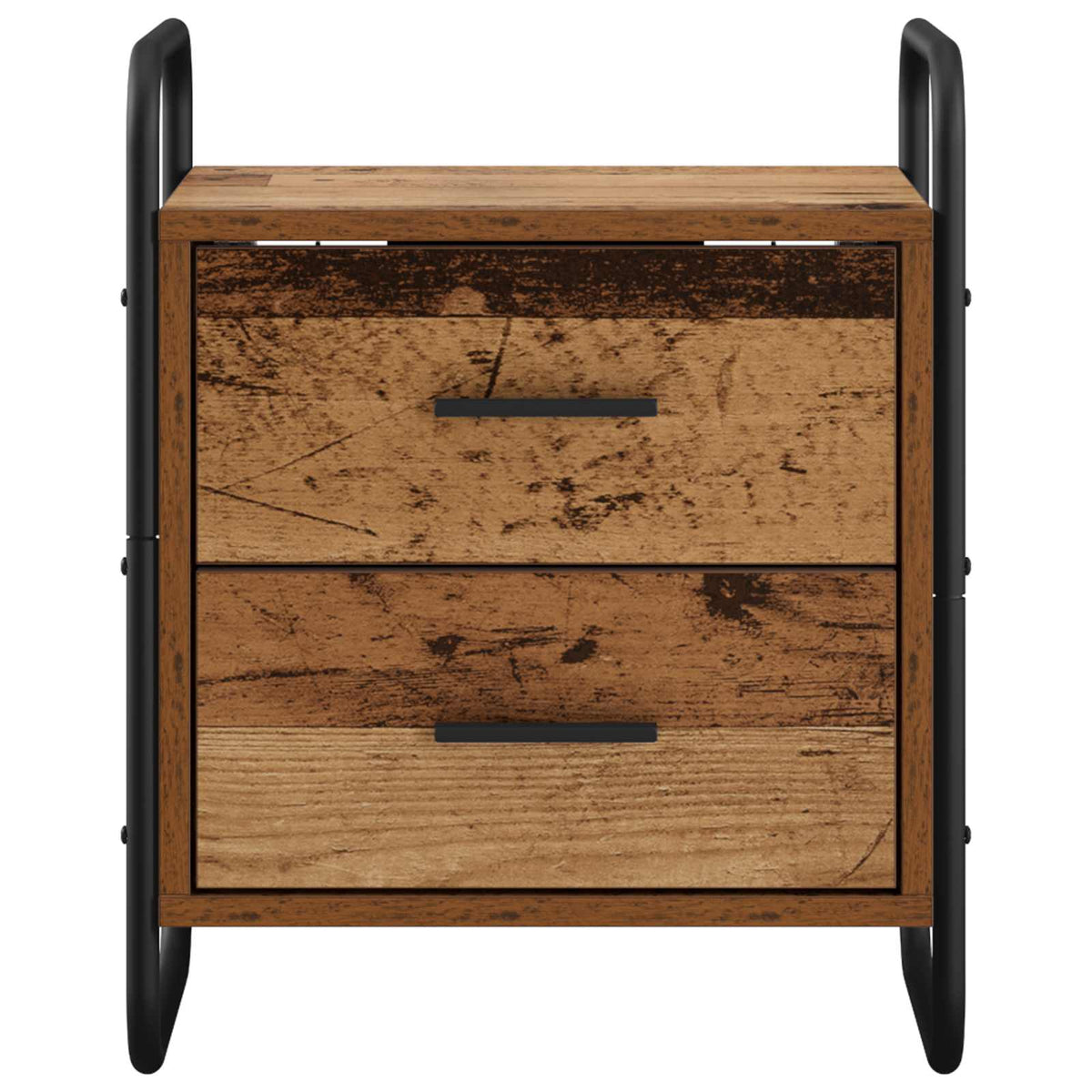 Hanging Bedside Cabinet Old Wood 40 x 30 x 50 cm