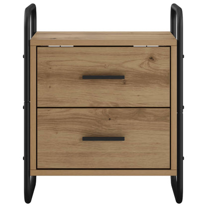 Hanging Bedside Cabinet 2 pcs Artisan Oak 40 x 30 x 50 cm