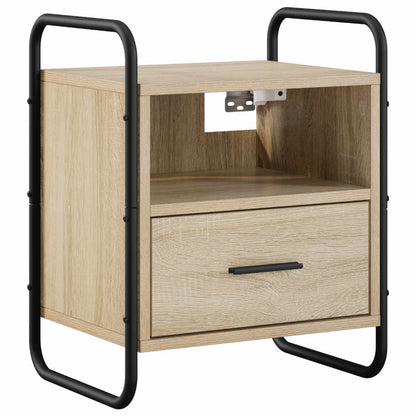 Hanging Bedside Cabinet Sonoma Oak 40 x 30 x 50 cm